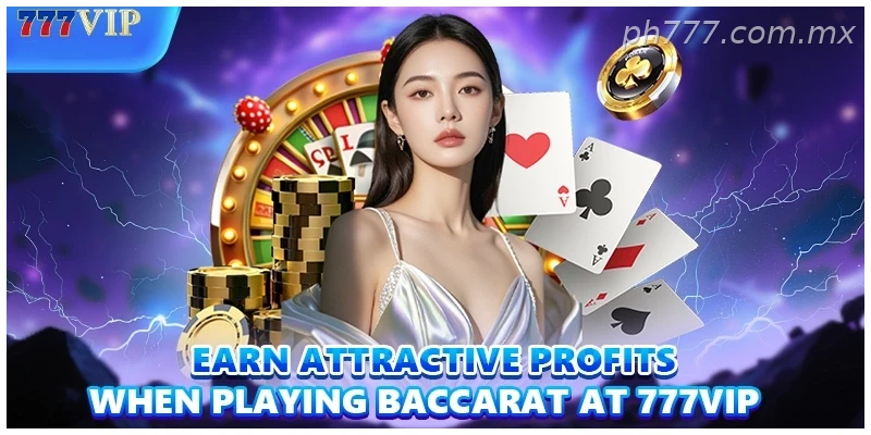 Earn attractive profits when playing Baccarat at 777VIP