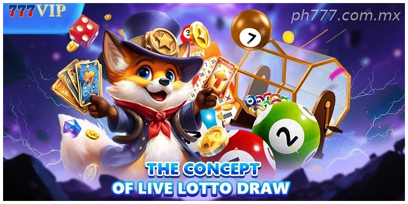The concept of Live lotto draw